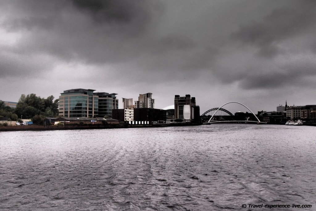 Skyline of Newcastle, England