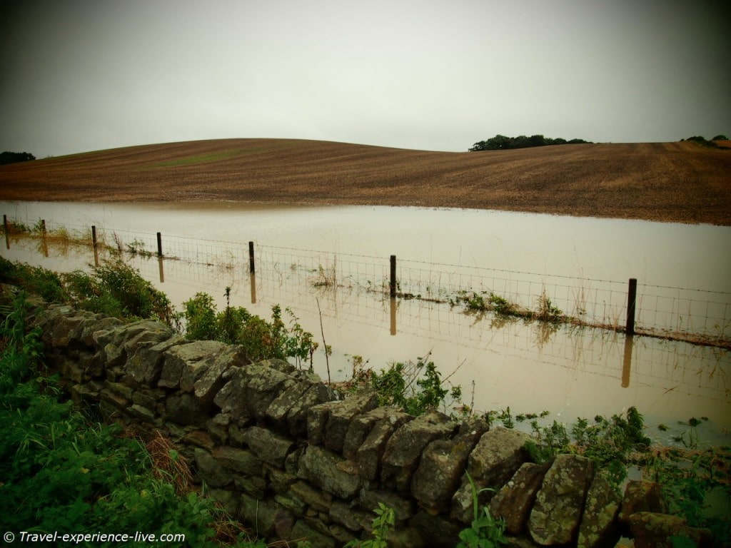 Floodings on the Hadrian's Wall Path