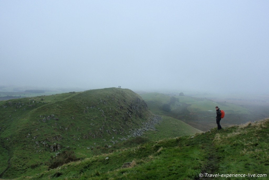 Rainy day on the Hadrian's Wall Path