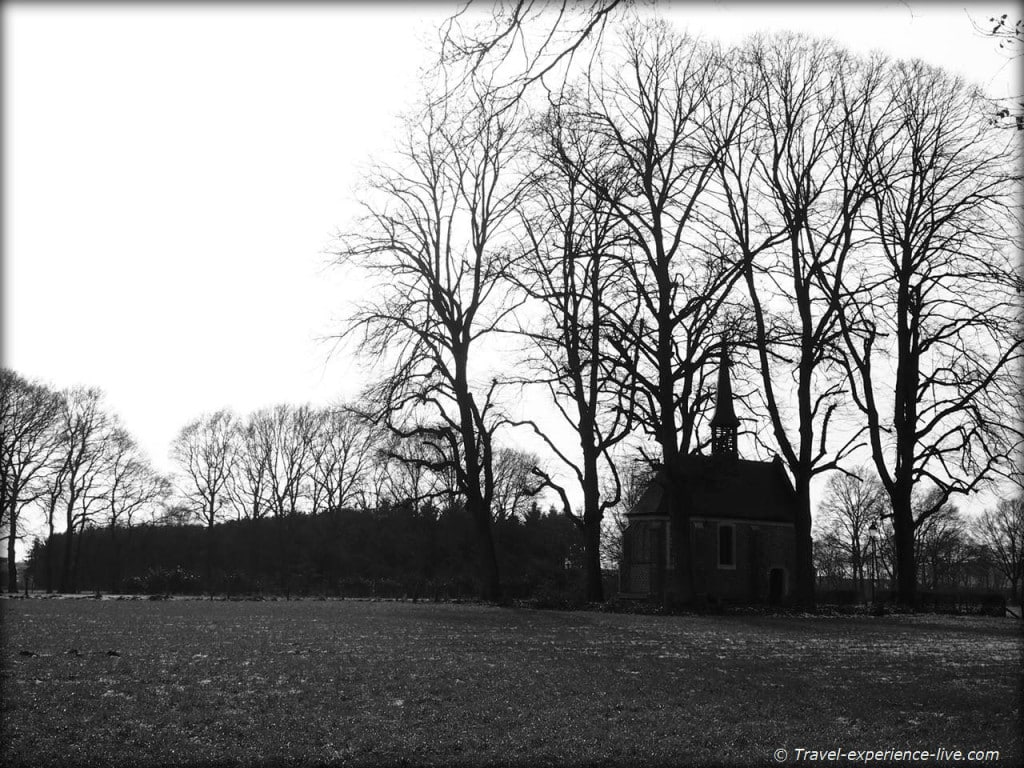 Chapel in the fields in Geel, Belgium.