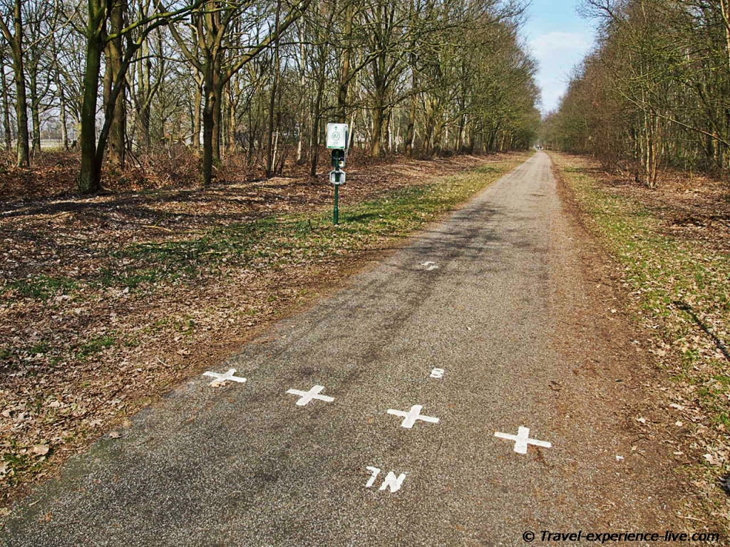 Border between Belgium and the Netherlands.
