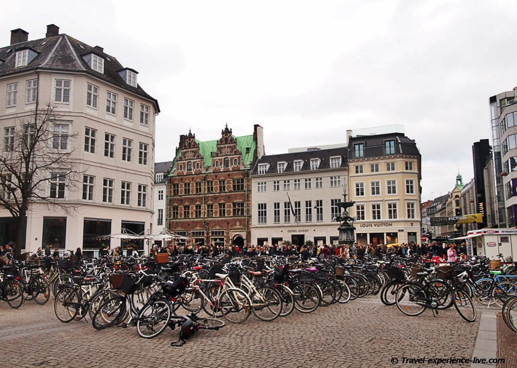 Bikes in Copenhagen.
