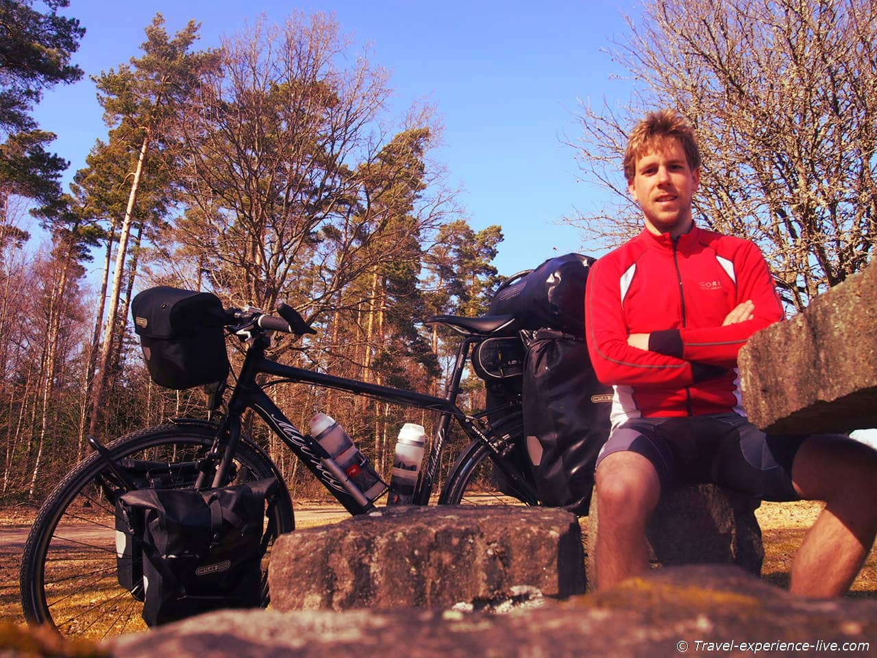 Cycling in Sweden.