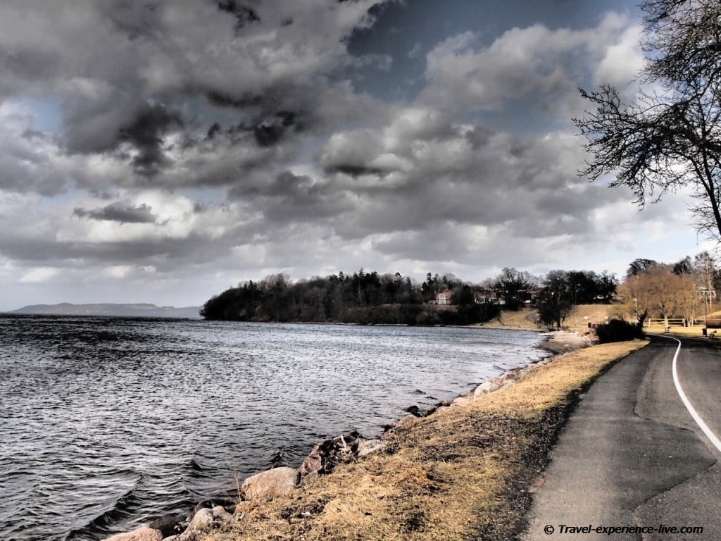 Vättern, the second largest lake in Sweden.