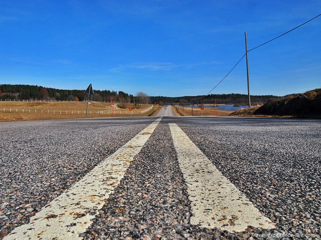 Road in Sweden.