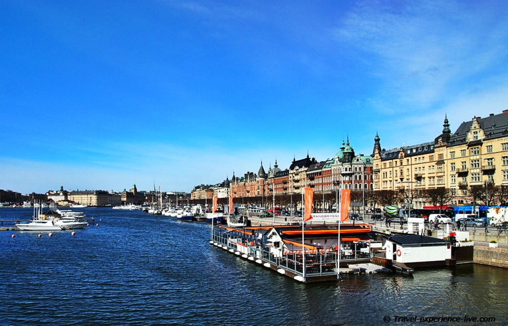 Stockholm waterfront, Sweden.