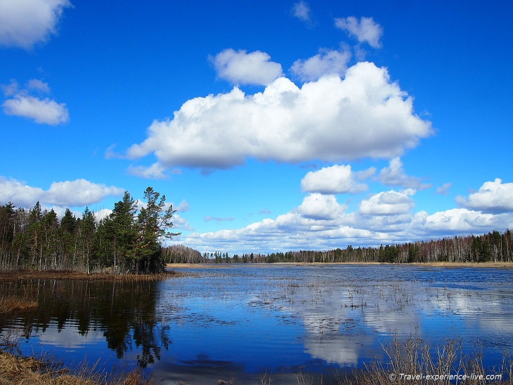 Beautiful lake in Sweden.