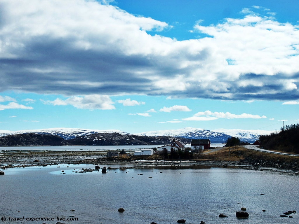 Porsangerfjord, Finnmark, Norway.