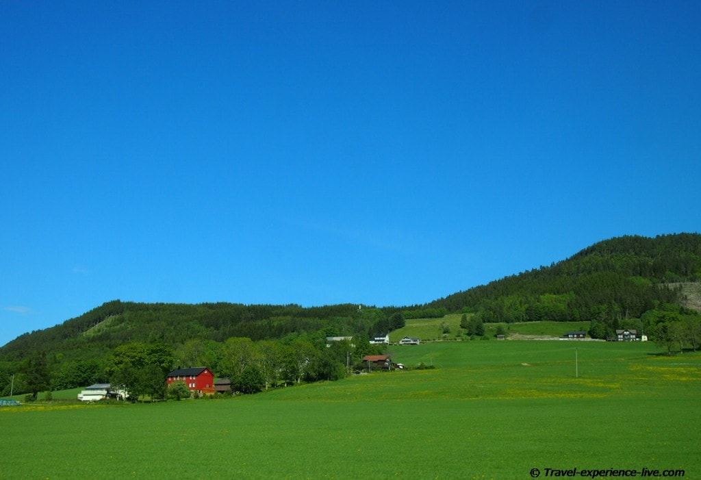 Landscape in Norway.
