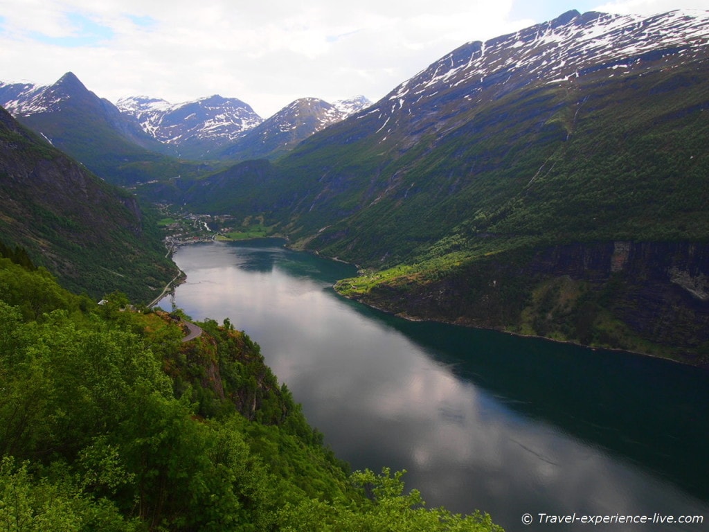 Geirangerfjord in Norway.