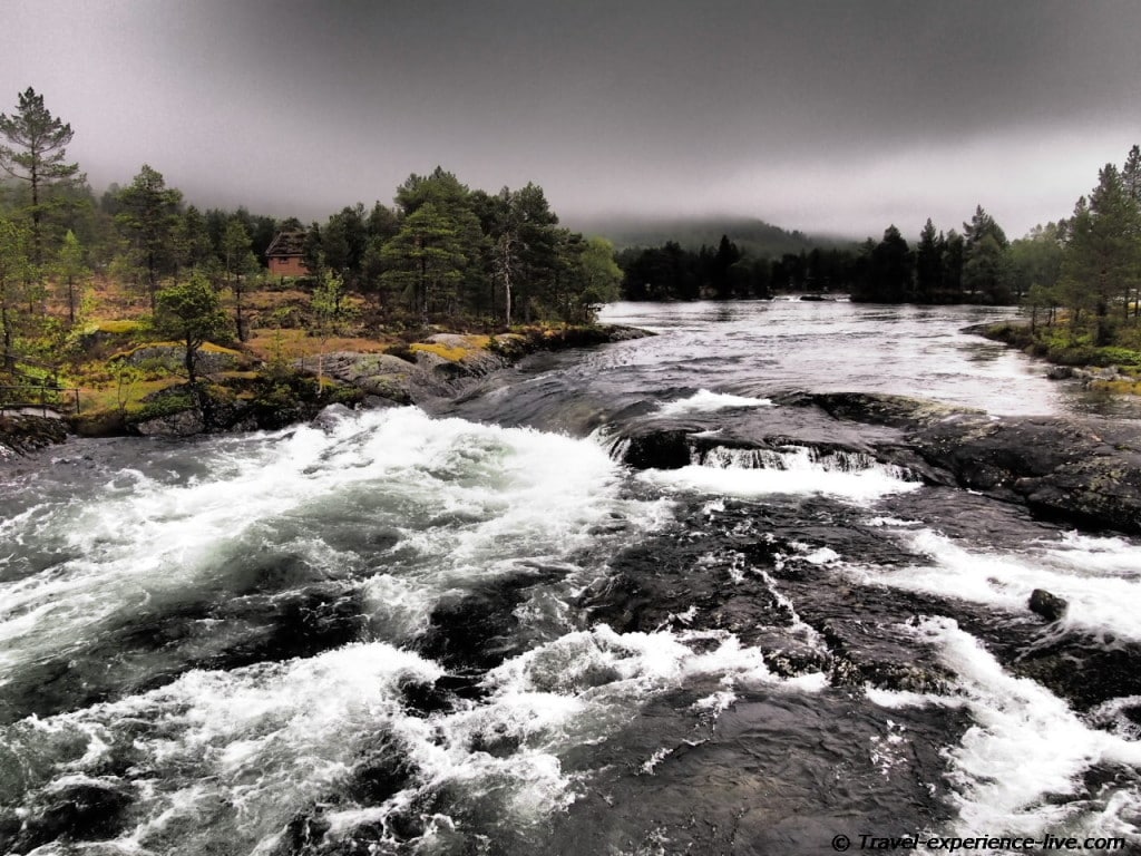 Waterfall in Norway.