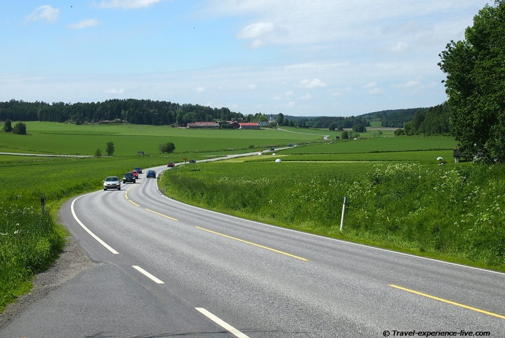 Cycling in Sweden.