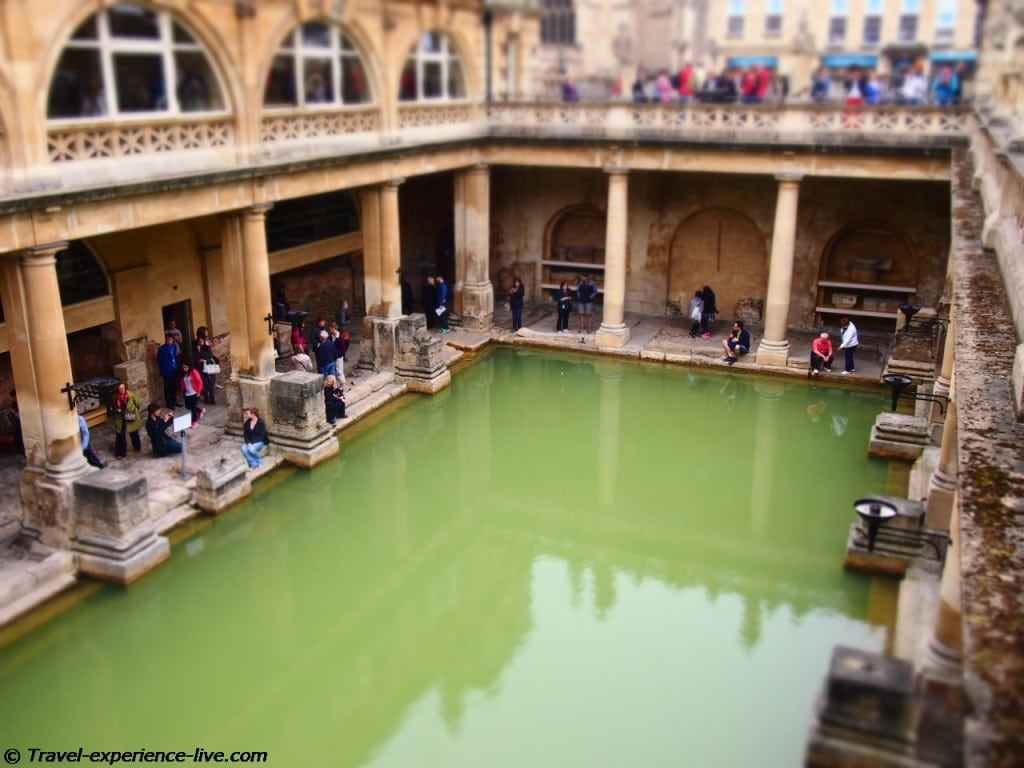Roman Baths, Bath, England.