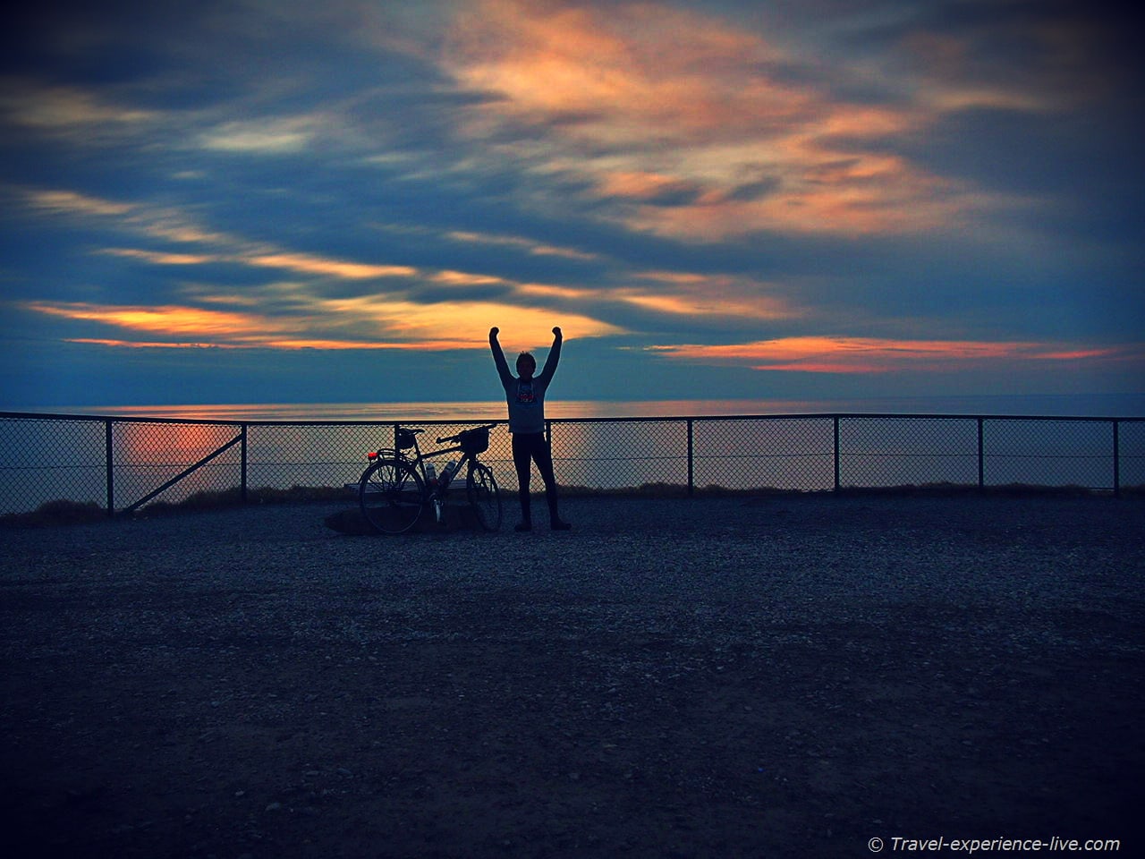 Cycling to the North Cape, Norway.