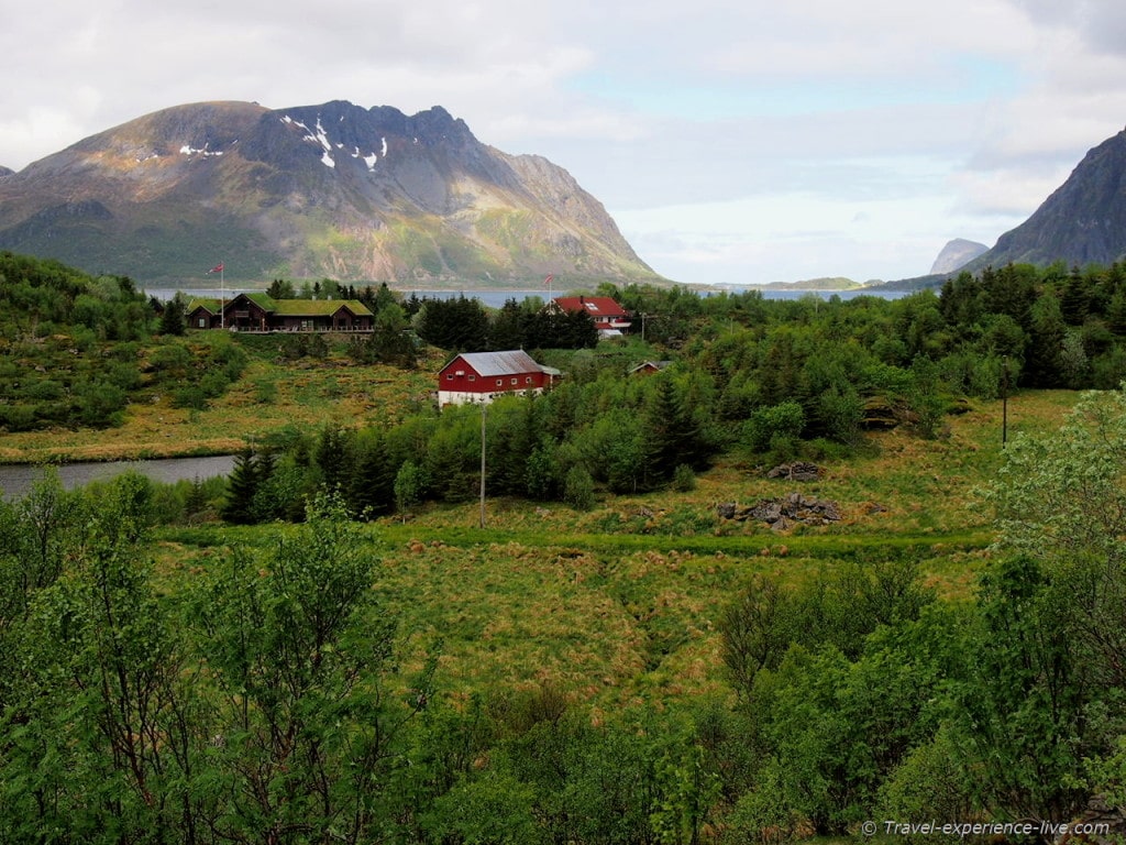 Lofoten Islands landscape, Norway.