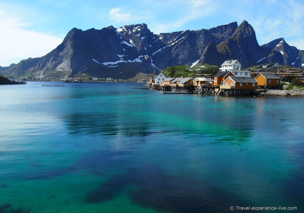 Village on Lofoten, Norway.