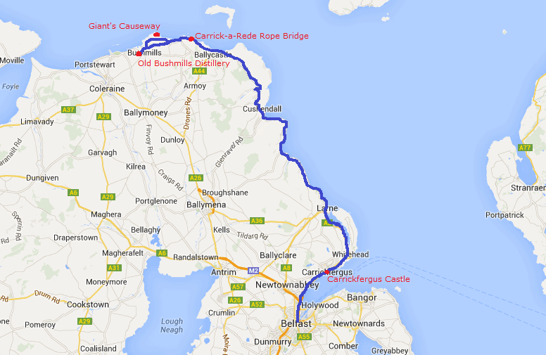 Antrim Coast Road Trip