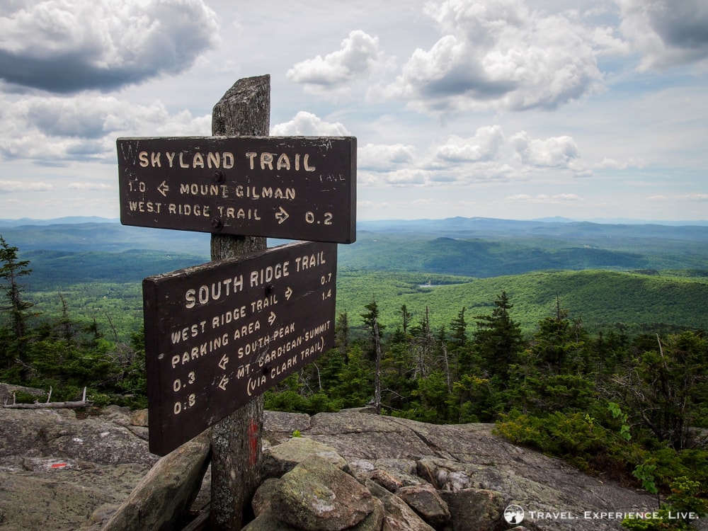 Mount Cardigan Trail Signs