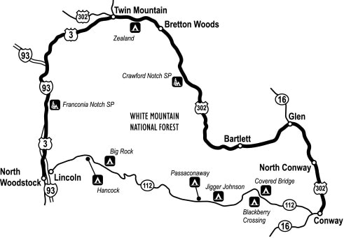 White Mountains Trail, New Hampshire.