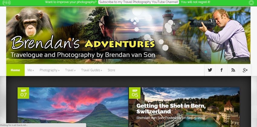Travel photography bloggers: Brendan's Adventures