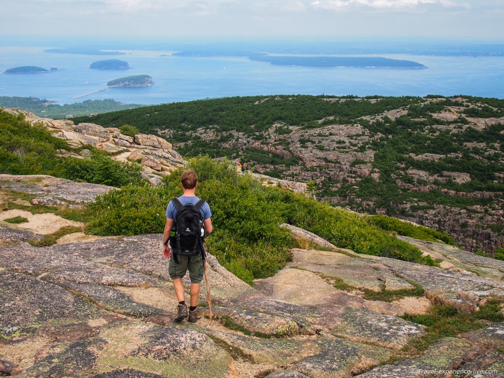 View of Frenchman Bay from Cadillac Mountain, Acadia National Park
