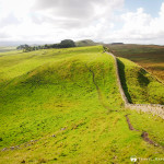 Stunning view of Hadrian's Wall