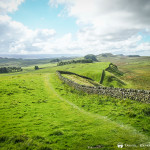 The Hadrian's Wall Path Runs along the Wall