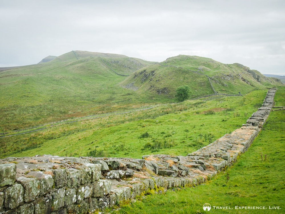A challenging section on the Hadrian's Wall Path
