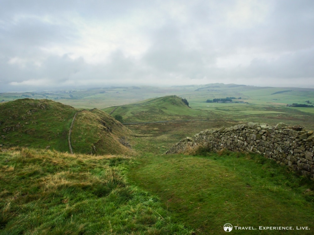 A misty morning on the Hadrian's Wall Path, Northumberland National Park