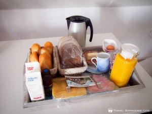 Breakfast in the B&B in Dussen, the Netherlands