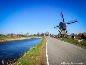 Canal and and windmill in the Netherlands