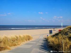 Beautiful beach in Katwijk-aan-Zee, the Netherlands