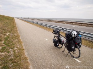 Crossing the Enclosure Dam, the Netherlands