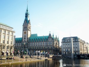 The gorgeous Town Hall of Hamburg, Germany