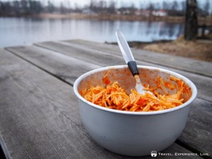 Delicious bowl of spaghetti and tomato sauce