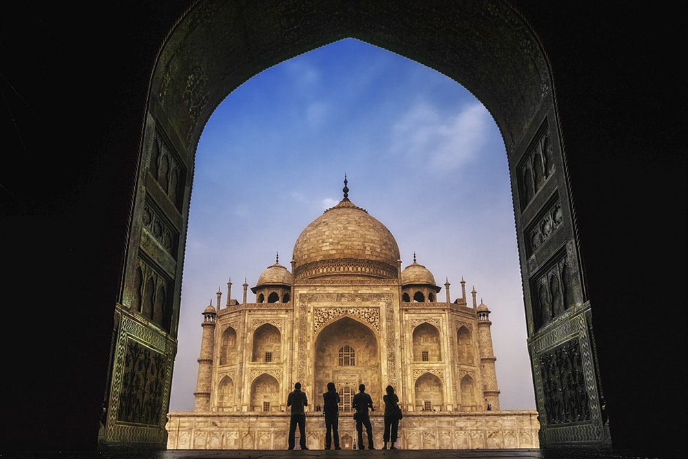 Taj Mahal in Agra, India, by Dave and Deb Bouskill