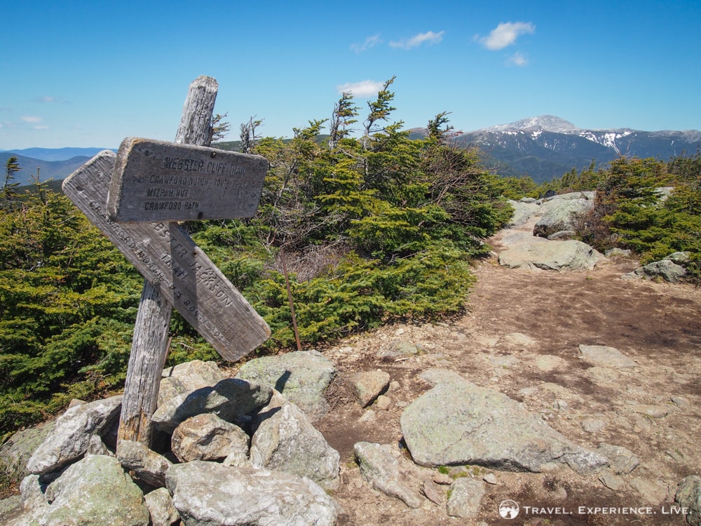 Summit of Mount Jackson, Mount Webster-Mount Jackson Loop, New Hampshire