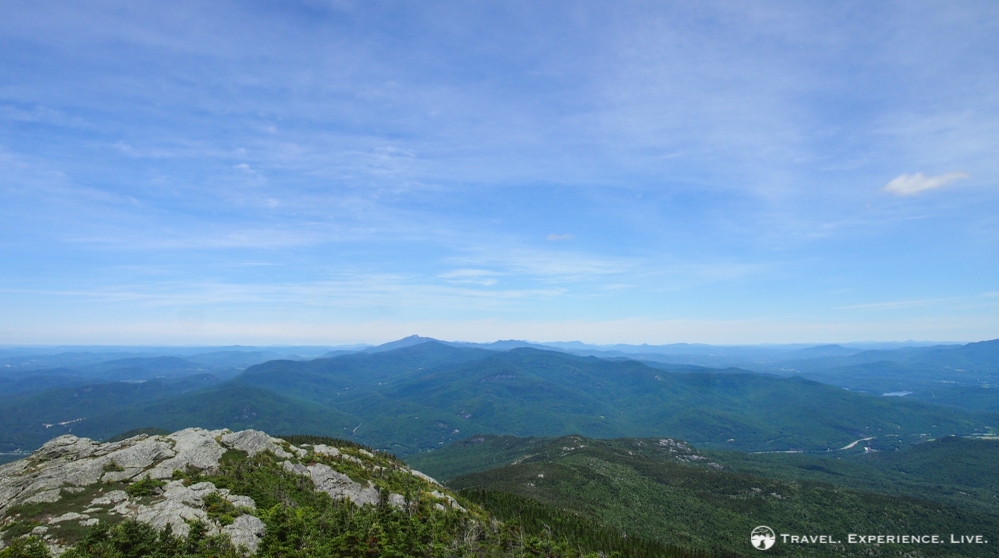 Hiking Camel's Hump: View of Mount Mansfield