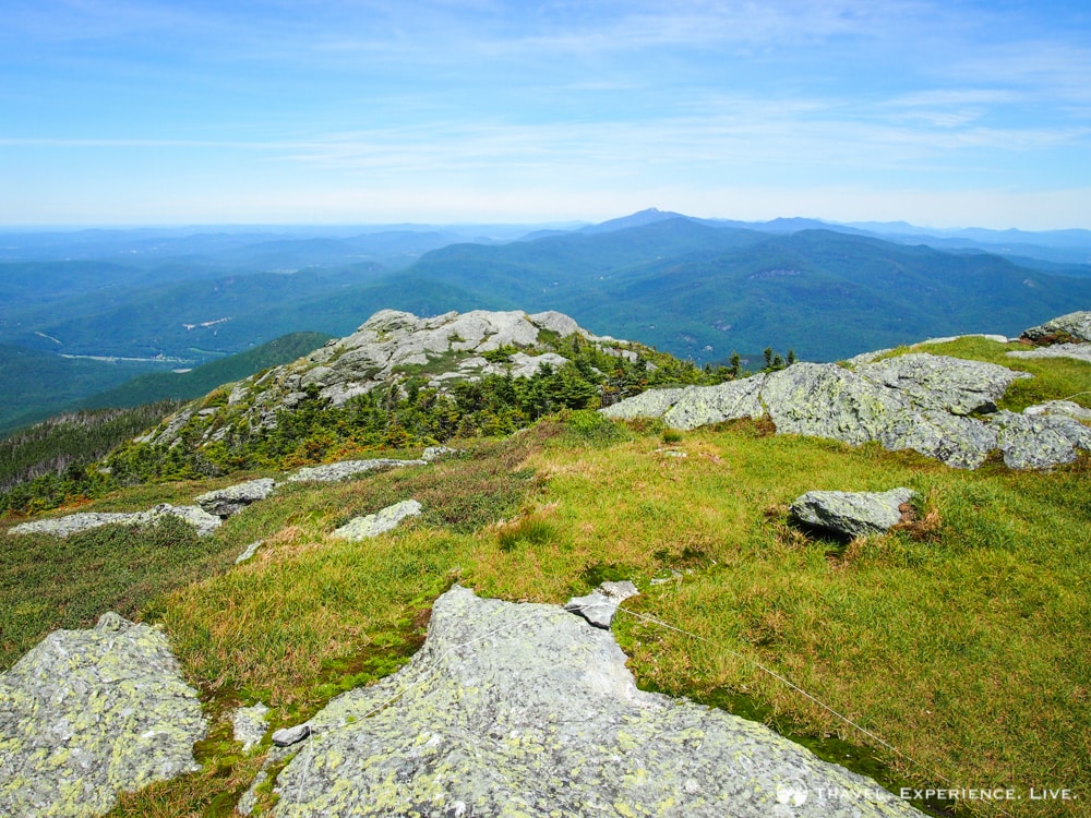 Hiking Camel's Hump: Mount Mansfield from Camel's Hump