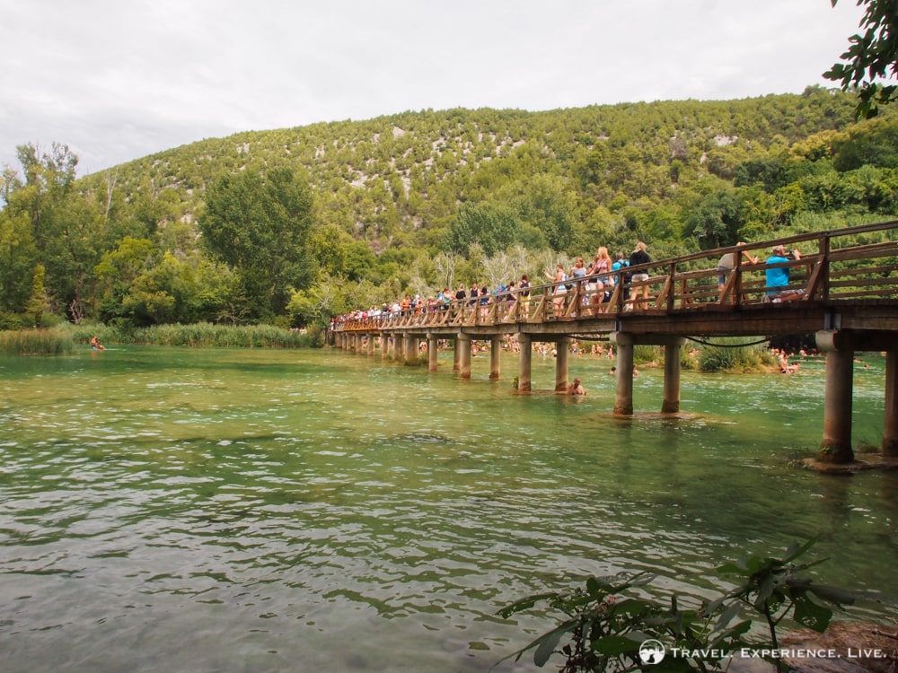 Bridge near Skradinski Buk waterfall, Krka, Croatia