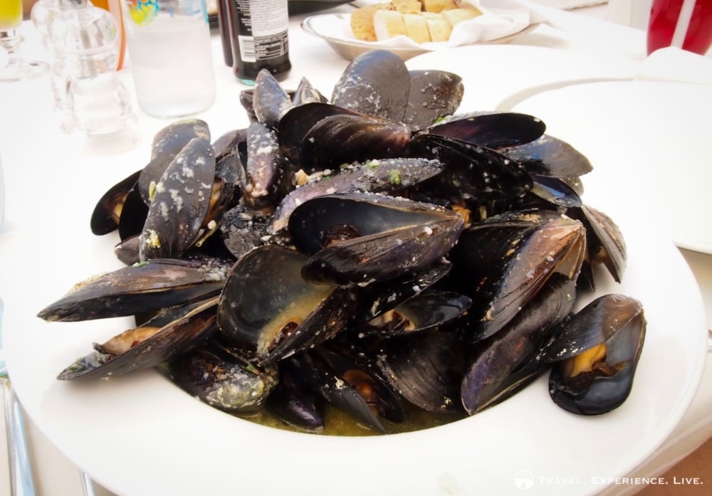 Mussels with garlic sauce, Dalmatia, Croatia