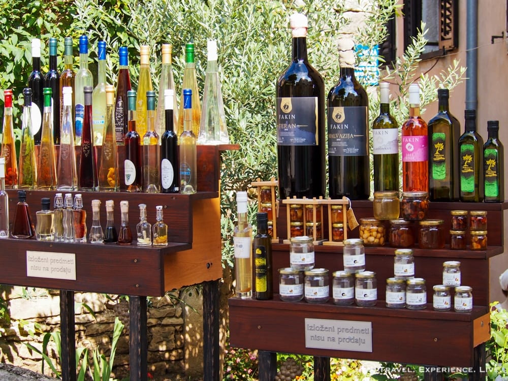 Olive oils and wines in Istria, Croatia