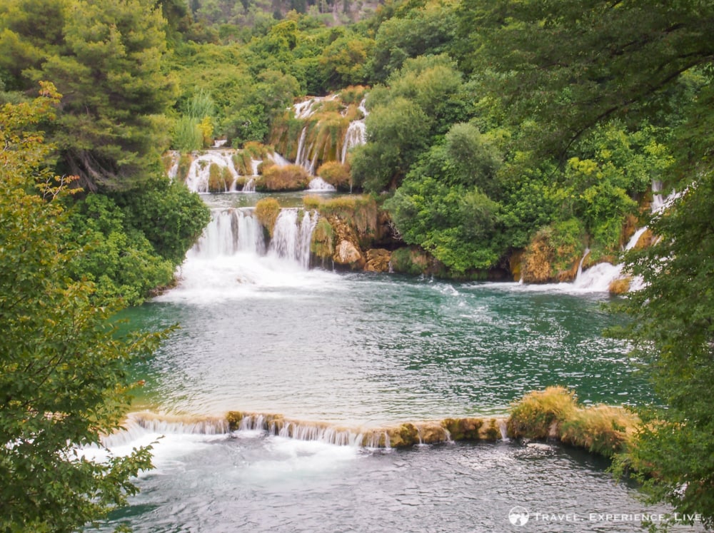 Series of waterfalls in Krka National Park, Croatia