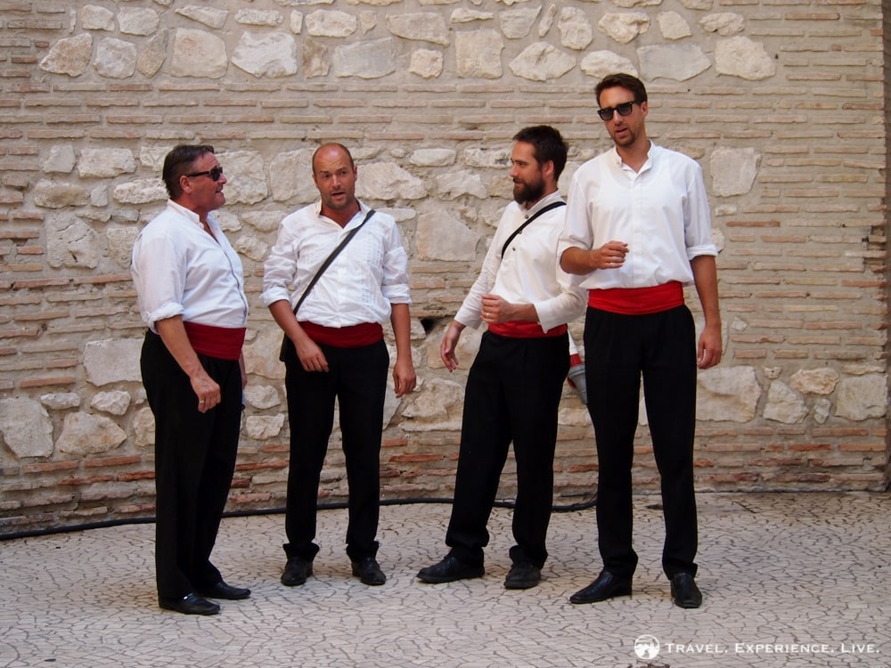 Traditional Dalmatian singers, Split, Croatia