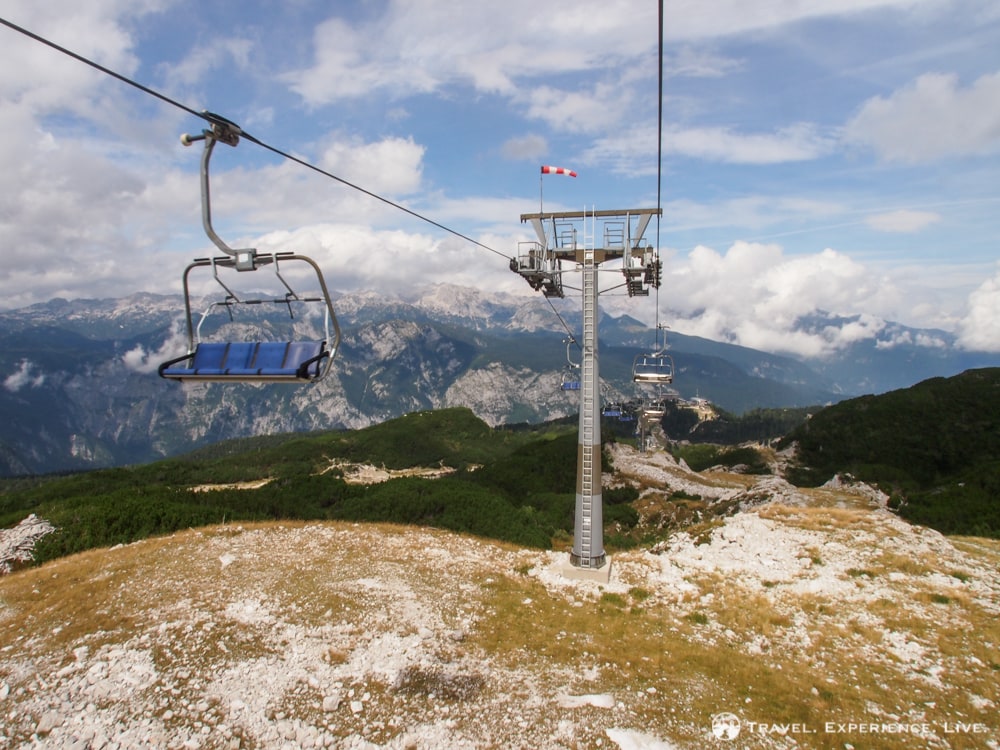 Chairlift at Vogel Ski Center, Bohinj, Slovenia
