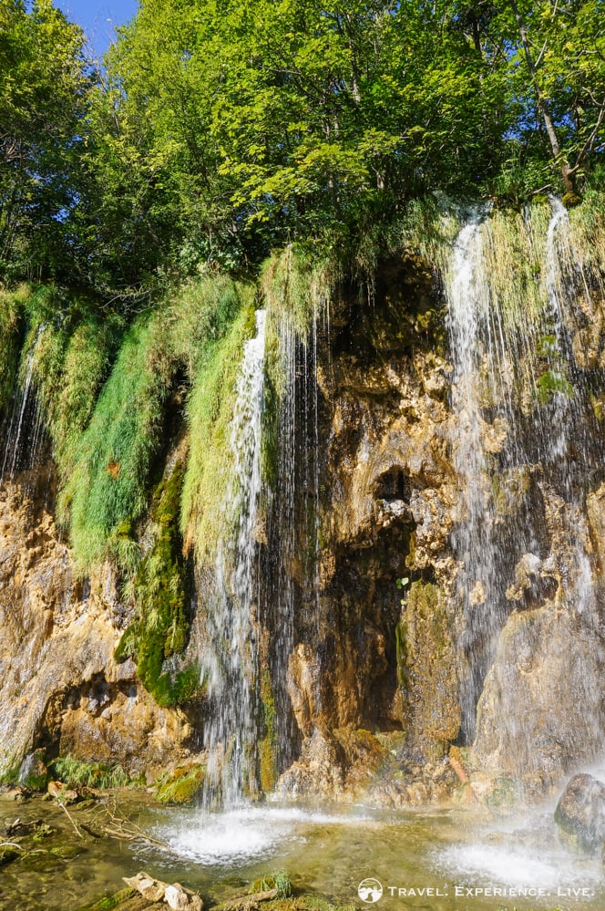 Waterfall in Plitvice Lakes National Park, Croatia
