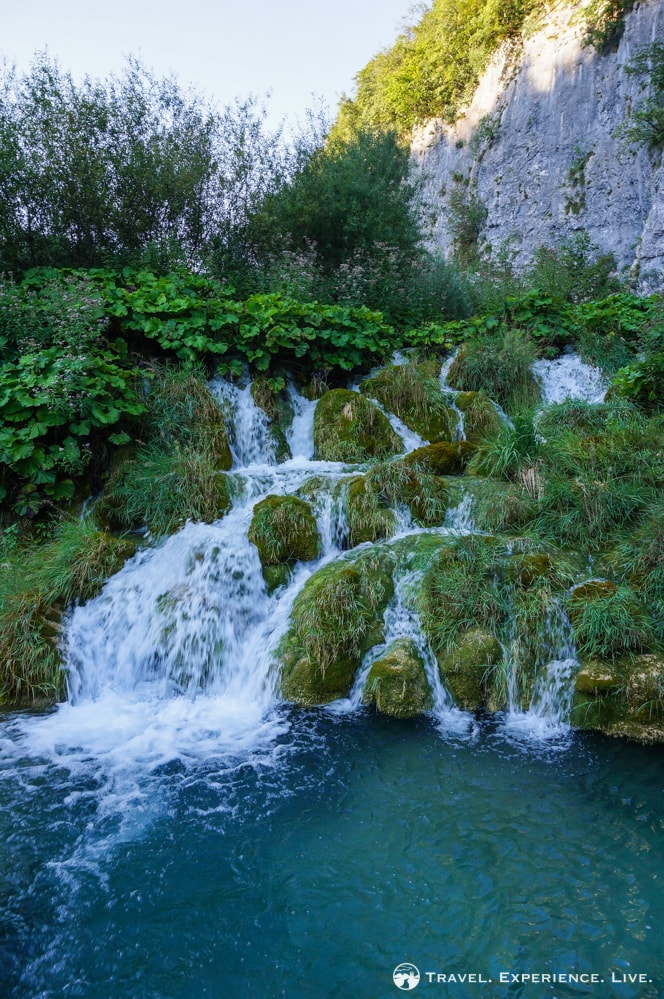 Waterfall in Plitvice Lakes National Park