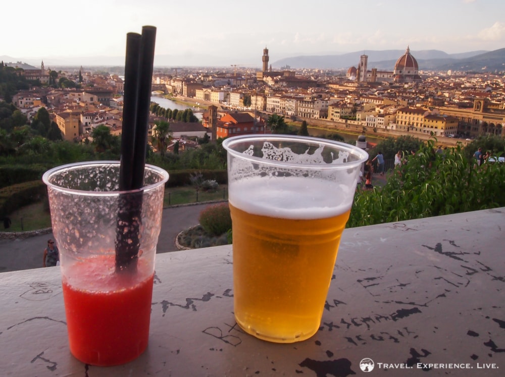Florence in One Day: Drinks with a view, Piazzale Michelangelo