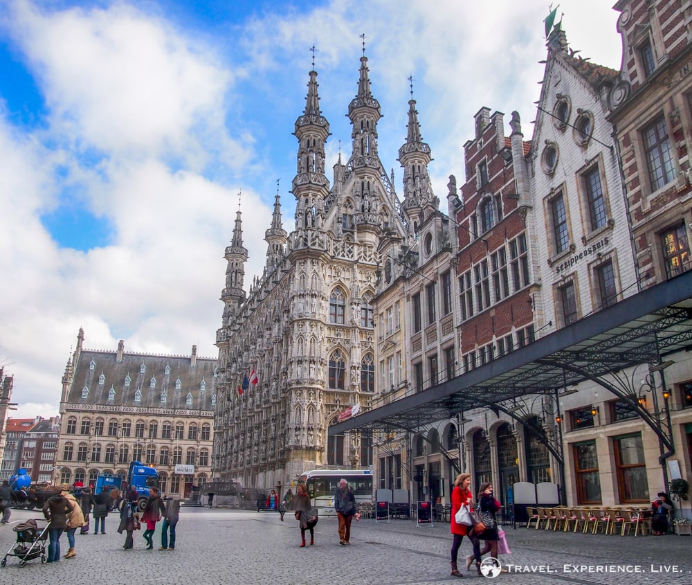 What to see in Leuven, Belgium: Town Hall at the Grote Markt