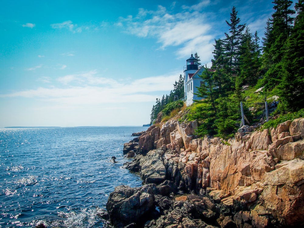 Bass Head Lighthouse in Acadia National Park, Maine